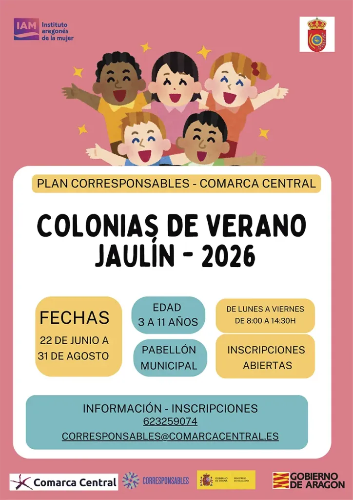 COLONIAS DE VERANO
JAULÍN - 2026